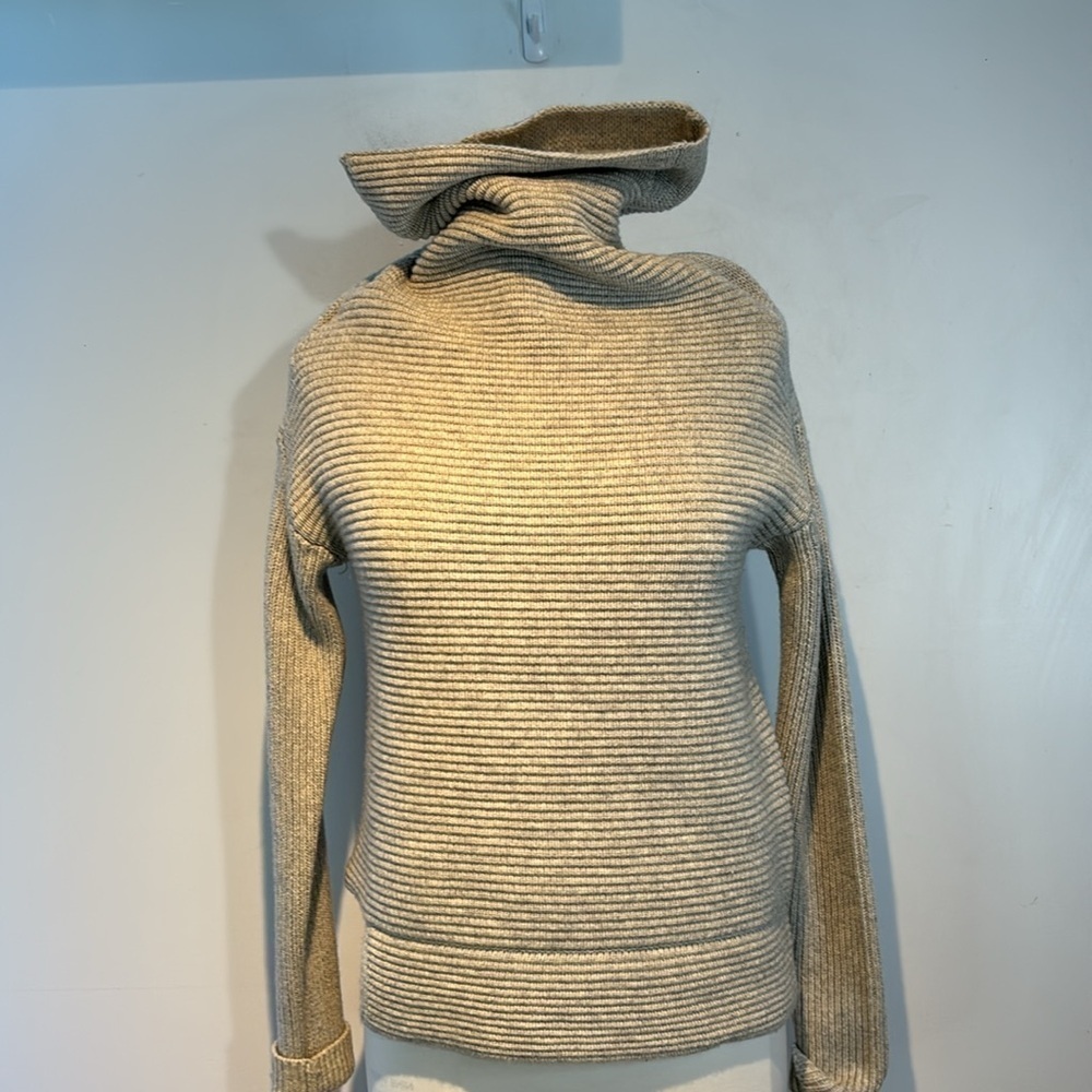 Babaton Mika sweater Heathered light grey wool/cashmere blend size XS - Picture 2 of 14